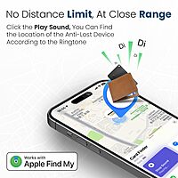 Portronics iOS Item Finder – MFi Certified | Buzzer & Left-Behind Alerts |