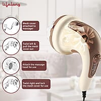 Lifelong Full Body Massager Machine for Pain Relief Body & Back Pain Relief Product Corded Electric 4-Speed Settings LLM027