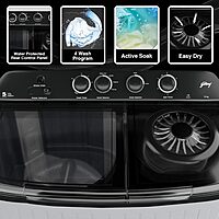 Godrej 12 Kg 5 Star Semi-Automatic Top Load Washing Machine With Air Dry and 4 Wash Programs