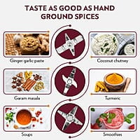 Borosil Fortuner Mixer Grinder Blender Juicer, Copper Motor, For Wet/Dry Mixing & Grinding, Blending Smoothies & Juicing Fruits 1000 Watts, 4 Jars (0.4L+1L+1.2L) (1.5L+1.5L+1.2L+0.4L)