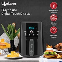 Lifelong LLHFD421 HealthyFry Pro 4.2L Digital Air Fryer with Curated 7-Preset Menu, Touch Control & Digital Display