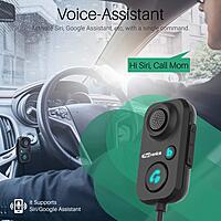 Portronics Auto 12 | Bluetooth Car Receiver for Music & Calls | Stream music & take calls hands-free | Easy setup | Compact design | Compatible with all Bluetooth devices | Enjoy clear audio.