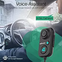 Portronics Auto 12 | Bluetooth Car Receiver for Music & Calls | Stream music & take calls hands-free | Easy setup | Compact design | Compatible with all Bluetooth devices | Enjoy clear audio.