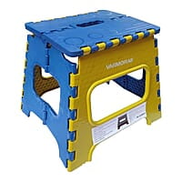 Varmora Plastic Super Strong Folding Step Stool for Adults and Kids, Kitchen Stepping Stools, Garden Step Stool,Office Stool,Kitchen Stool Folding Stool