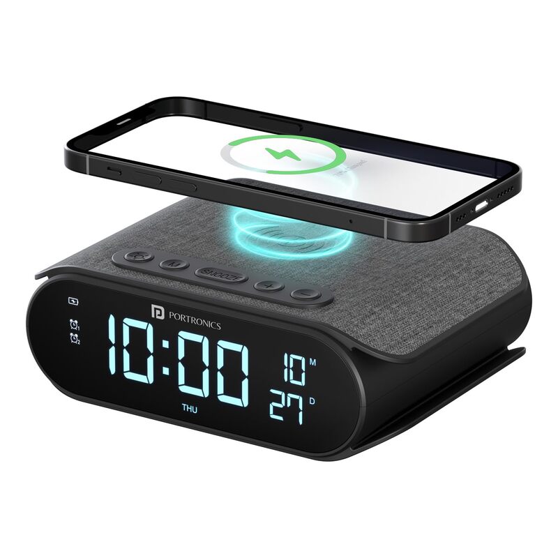 Portronics VoltClock 15W Wireless Charger for All Compatible Wireless Charging