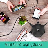 Portronics POR 1094 UFO Pro Home Charger – Fast Charging | Compact Design | Black