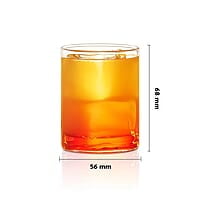 Borosil - Vision Glass Set, 120 Ml, Set of 6, Transparent