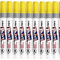 Artline Yellow Plastic Body Paint Marker – Permanent | Pack of 10 Artline Yellow Plastic Body Paint Marker – Permanent | Pack of 10
