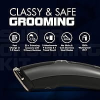 Havells Super Grooming Kit Gs8714,15 In 1,Ipx7 Fully Washable,Full Body Groomer For Men,120 Min Of Run Time With Fast Charge