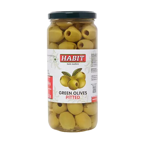 Habit - Green Olive Pitted 430 Grams