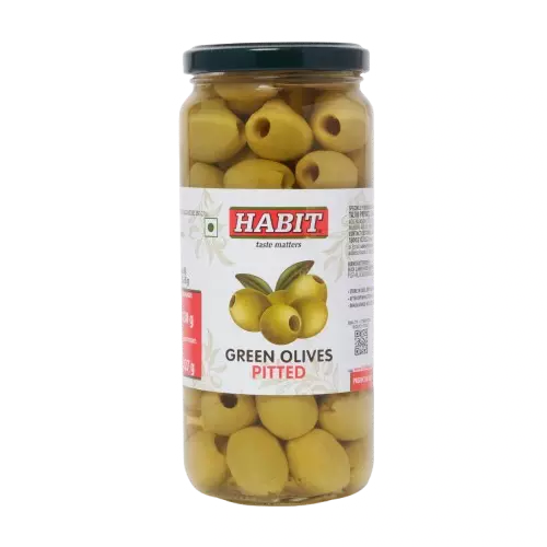 Habit - Green Olive Pitted 430 Grams