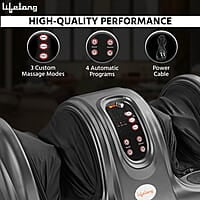 Lifelong Foot Massager Machine for Pain Relief with Kneading function