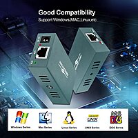 uPort USB Extender with 4 USB 2.0 Ports | Transmit 50m/165ft Over Ethernet Cat5/5e/6/7 | Power Over Cable | Plug & Play| USB RJ45 LAN Extension