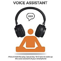 Zebronics-Bang over the ear headphones with Foldable Design and Bluetooth v5.0 headphones, Providing up to 20h* Playback