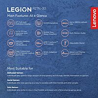 Lenovo Legion R27FC-30, 27 Inch Curved Monitor