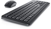 Dell KM3322W Wireless Keyboard and Mouse Combo – Anti-Fade Keys, Spill-Resistant, 36-Month Battery Life – Black