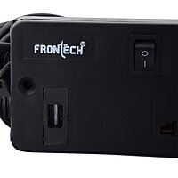 Frontech FT-3515 with 4 universal sockets, 5 m cable, LED indicator & surge protection. Long cable ideal for home or office use.
