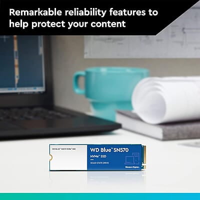 Western Digital WD Blue SN570 1TB SSD NVMe M.2 Western Digital WD Blue SN570 1TB SSD NVMe M.2