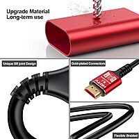 Uport 10m 8K Fiber HDMI Cable – HDMI 2.1, eARC, supports 8K@60Hz, 4K@120Hz, HDR, and high bandwidth for gaming and home theater. Durable, lightweight, and perfect for long-distance connections.