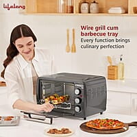 Lifelong OTG 25 Litre for Kitchen with Barbeque Tray - 1450W Oven Toaster Griller Machine Electric