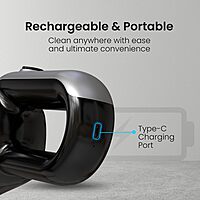 Portronics MOPCOP 3 Vacuum Cleaner – Portable | Rechargeable | Black | 1 Year Warranty