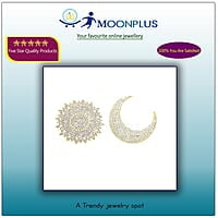 God Oranament White Stone Surya Pirai Chandra Pirai