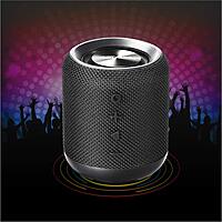 Portronics SoundDrum – 10W Portable Speaker with USB, FM Radio & AUX Input. Enjoy powerful sound, versatile connectivity, and a compact design for music on the go. Perfect for any occasion!