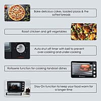 Wonderchef Oven Toaster Griller-28 litres Multi-Stage Heat Selection Bake, Grill, Roast