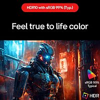 LG UltraGear ,31.5" QHD 180Hz 1ms Curved Gaming Monitor, 32GS60QC-B