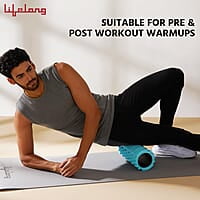 Lifelong Foam Roller for Exercise Gym- Deep Tissue Body Massage Roller for Back Pain, Neck & Knee Pain Relief