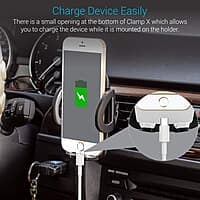 Portronics CLAMP X Car-Vent Mobile Holder 360 Degree Rotational, Strong Lock Mechanism