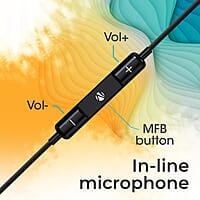 ZEBRONICS Buds 30C Type- C in Ear Earphone with in-line MIC, Rich 14.2mm Driver, Volume Control, 1.2m Cable, Call Function
