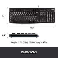 Logitech K120 Wired Keyboard