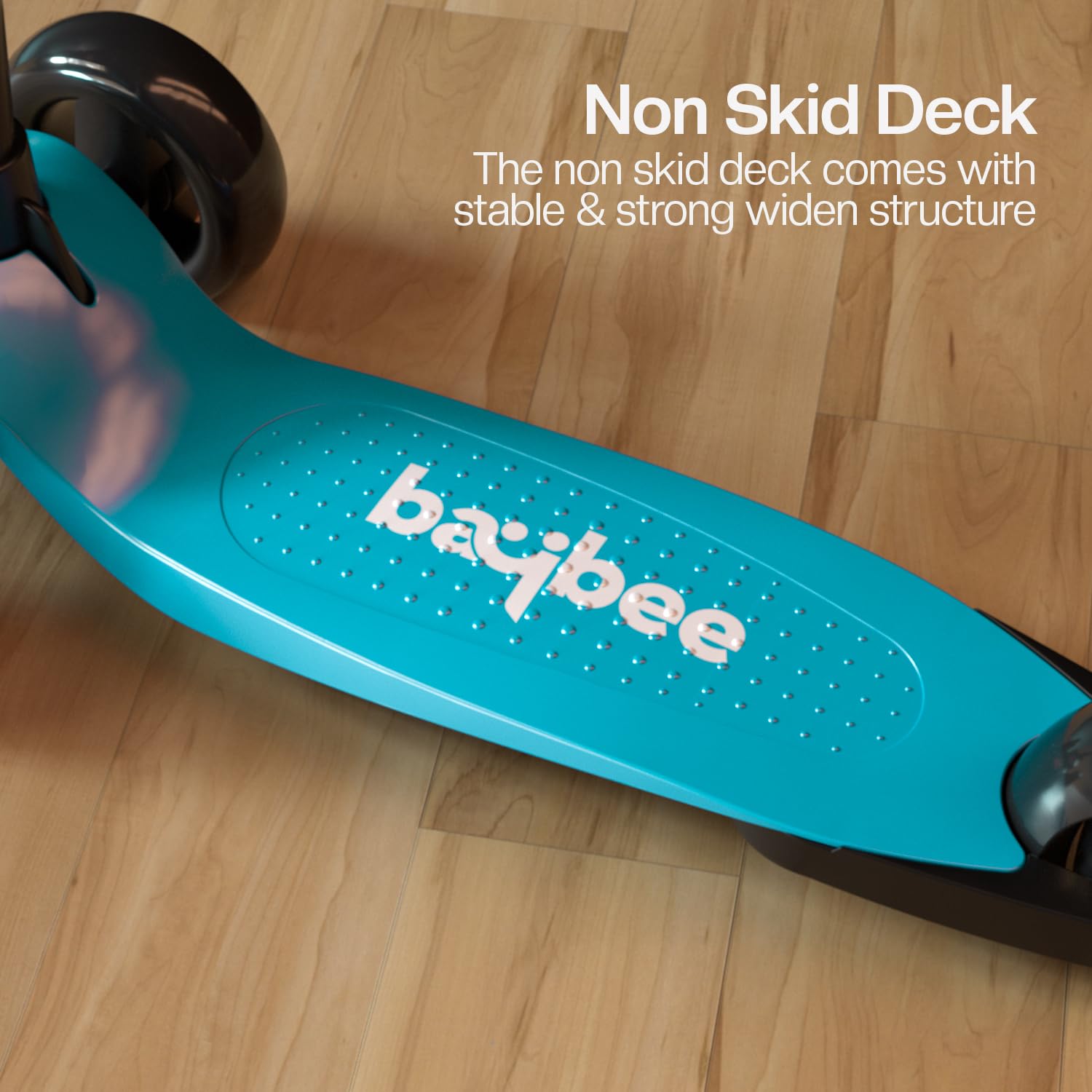 Baybee Alpha Glide Kick Scooter for Kids - Light Blue Baybee Alpha Glide Kick Scooter for Kids - Light Blue