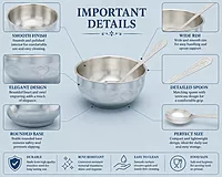 Silver Bowl with Spoon- 80g