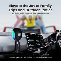 Portronics Dash 2 – Bluetooth Karaoke Mic with Speaker | Wireless Singing, High-Quality Sound & Portable Fun for Parties