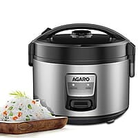 AGARO Regency Electric Rice Cooker, 5L Ceramic Coated Inner Bowl, Cooks up to 10 cups of Raw Rice, Automatic Cooking, Keep Warm Function