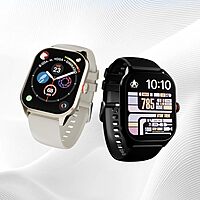 Just Corseca Signature Smartwatch – 2.01" TFT | Heart Rate Monitor | BLE 5.0 | Black