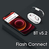 Zebronics Zeb-Sound Bomb N2 TWS Wireless in Ear Earbuds with 50ms Low Latency Gaming, ENC, Voice Assistant, Flash Connect, Splash Proof, BT v5.2, up to 12H Backup, Call Function and Type C