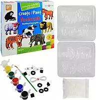 Create & Paint Animals Moulding and Painting Kit