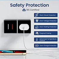 Portronics Adapto 45A 45W GaN Charger – 1 PD Port, No Cable Included