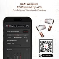 boAt Nirvana Zenith Truly Wireless in Ear Ear Buds w/Dolby Audio, 50dB ANC, Adaptive EQ Powered by Mimi, 6-Mic AI-ENx™, 50 Hrs. Playback & Hearables App Support