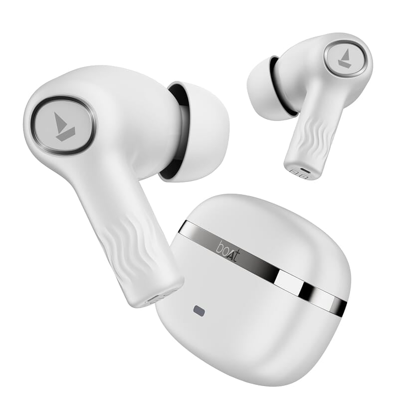 boAt Nirvana Ion TWS Earbuds with 120 HRS Playback(24hrs/Charge), Crystal Bionic Sound with Dual EQ Modes, Quad Mics ENx™ Technology, Low Latency(60ms), in Ear Detection