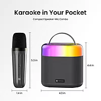 Portronics Dash 3 – 16W Bluetooth Speaker with Mic | Powerful Sound, Deep Bass & Hands-Free Calling for Parties & Music