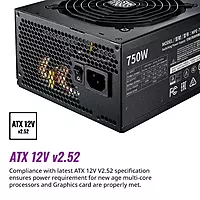 OpenBox COOLER MASTER MWE Gold V2 FM 750W A/UK Cable 750 Watts PSU (Black)