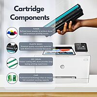 Techie CF400 Toner for HP M252dw/M252n – Vibrant & Sharp Color Prints