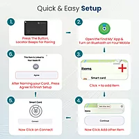 Portronics Cardfinder – Bluetooth Item Tracker helps you locate lost items easily. Attach it to keys, wallets, or bags. Use the app to find them quickly. Compact, lightweight, and user-friendly.