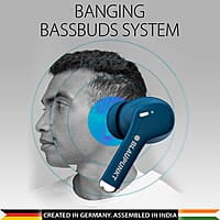 Blaupunkt Newly Launched Btw100 Xtreme Truly Wireless Bluetooth Earbuds I 99H Playtime* I Quad Mic I Crispr Enc Tech I Gaming Mode I Turbovolt Charging I Bt Version 5.3