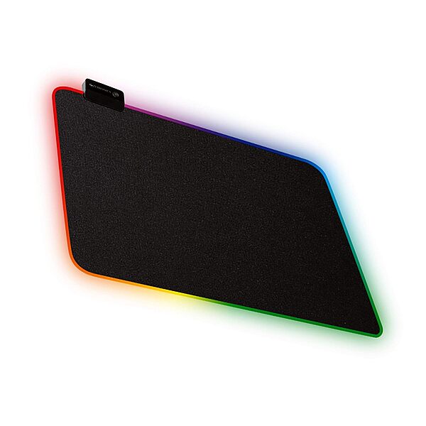 Zebronics Gaming Mouse Pad [RGB] features vibrant LED lighting, a smooth surface for precision, and a non-slip base for stability. Perfect for gamers seeking style and performance in their setup.