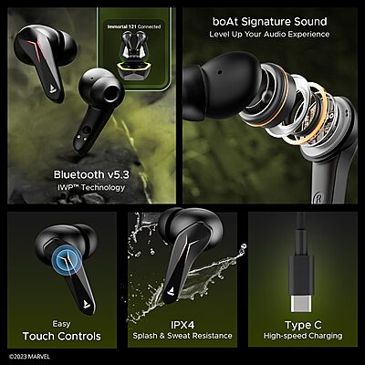 boAt Immortal 121 (Green Fury) - Old Stock (Sealed) boAt Immortal 121 (Green Fury) - Old Stock (Sealed)